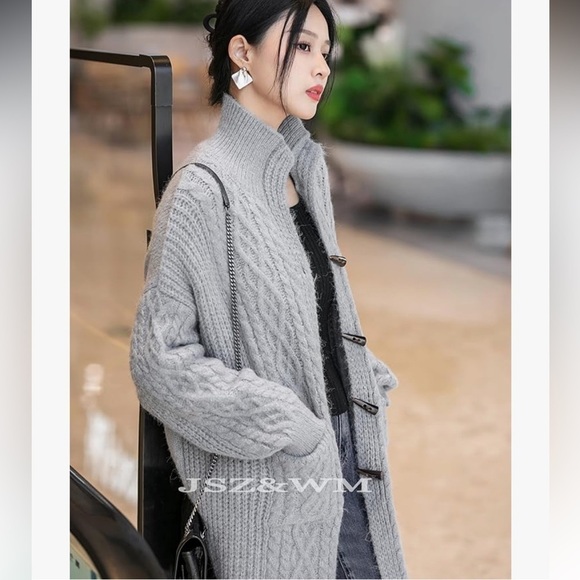 Cardigans for Women 2024 Button Down Sweaters Winter Coats with Pockets - Picture 7 of 16